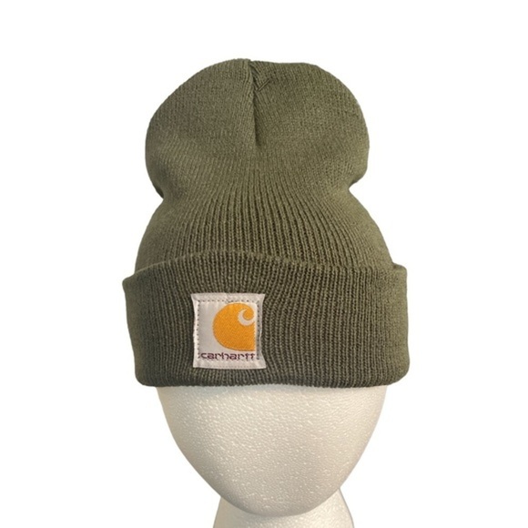 Carhartt beanie acrylic watch hat Toddler white cap NWT hiking Size OS - Picture 3 of 7